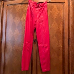 North Beach Leather buttery soft  Red leather pants